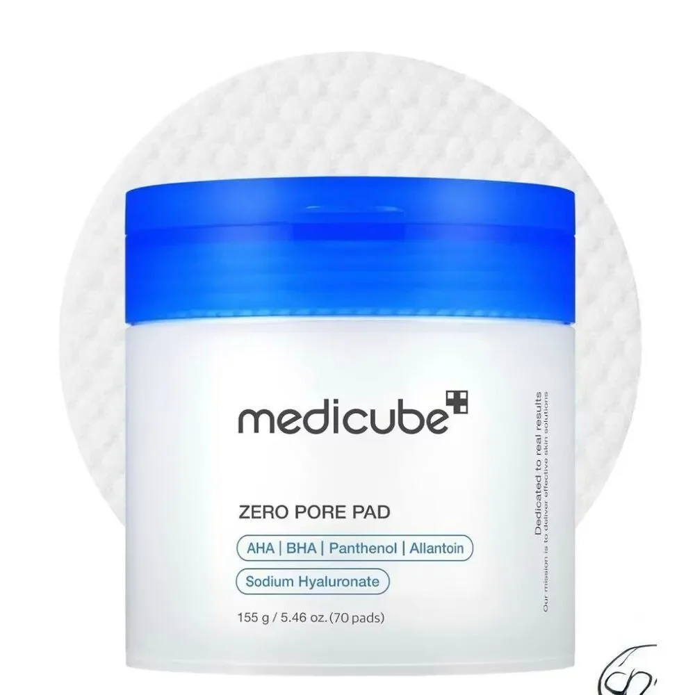 MEDICUBE - NWTIB Zero Pore Pad 2.0, 70 Dual-Textured Toner Pads/Exfoliation